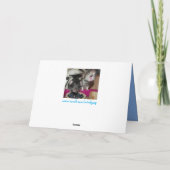 Tageskarte des Vaters (Babyratten) Karte (Rückseite)