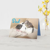 Tageskarte des Vaters (Babyratten) Karte (Gelbe Blume)