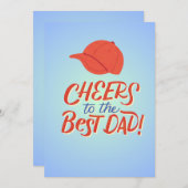 Tageskarte des Vaters Einladung (Vorne/Hinten)