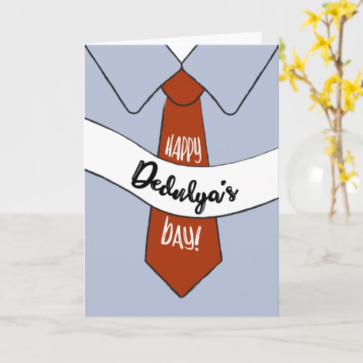 Tageskarte des Vaters für Dedulya Karte (Gelbe Blume)