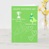 Tageskarte des Vaters Karte (Gelbe Blume)