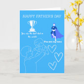 Tageskarte des Vaters Karte (Gelbe Blume)