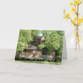 Tageskarte des Vaters mit Märchenbaumhaus Karte (Gelbe Blume)