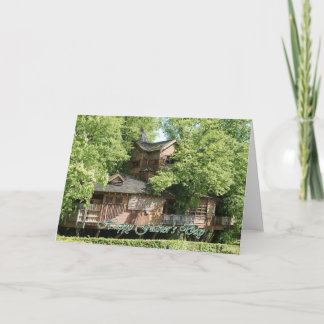 Tageskarte des Vaters mit Märchenbaumhaus Karte