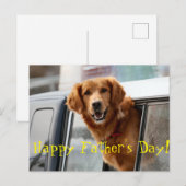 Tageskarte des Vaters Postkarte (Vorne/Hinten)