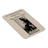 Tageskarte des Vintagen Fotos Magnet (Rechte Seite)