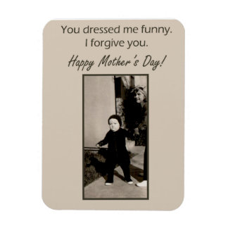 Tageskarte des Vintagen Fotos Magnet