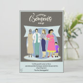 Tageskarte für Frauen Ankündigung (Stehend Vorderseite)