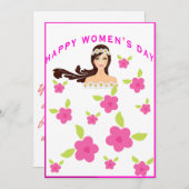 Tageskarte für Frauen Feiertagskarte (Vorne/Hinten)