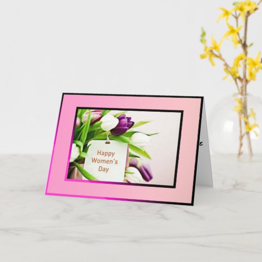 Tageskarte für Frauen Karte (Gelbe Blume)