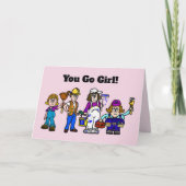 Tageskarte für Frauen oder Arbeitnehmerinnen Karte (Vorderseite)