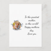 Tageskarte für glückliche Mütter Postkarte (Vorderseite)