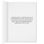 Tageskarte für Großeltern mit Hydrangern und Pflan (Innen (Rechts))