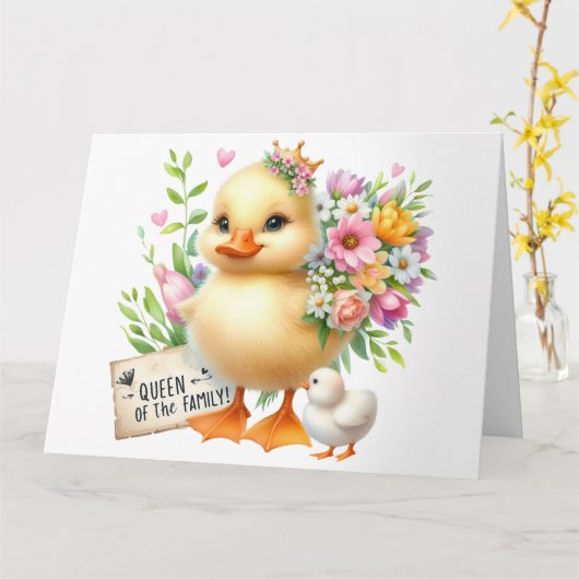 Tageskarte für hübsche Mütter Karte (Gelbe Blume)