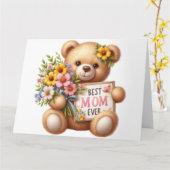 Tageskarte für hübsche Mütter Karte (Gelbe Blume)