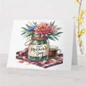 Tageskarte für hübsche Mütter Karte (Gelbe Blume)