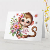 Tageskarte für hübsche Mütter Karte (Gelbe Blume)