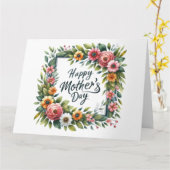 Tageskarte für hübsche Mütter Karte (Gelbe Blume)