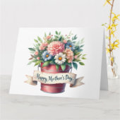 Tageskarte für hübsche Mütter Karte (Gelbe Blume)