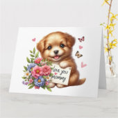 Tageskarte für hübsche Mütter Karte (Gelbe Blume)