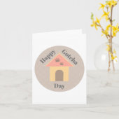 Tageskarte für Hunde Karte (Gelbe Blume)