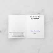 Tageskarte für junge Männer und weibliche Klempner Karte (Innenseite)