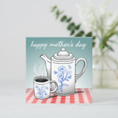 Tageskarte für Kaffee-Mütter Karte (Stehend Vorderseite)