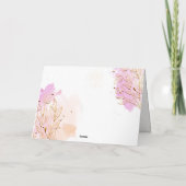 Tageskarte für Mütter Einladung (Rückseite)