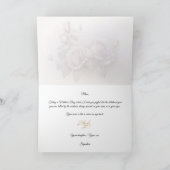 Tageskarte für Mütter Einladung (Innenseite)