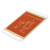 Tageskarte für orange Mütter Magnet (Linke Seite)