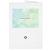 Tageskarte für personalisierte Mütter (Hinten)