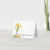 Tageskarte für Verwaltungsfachleute Dankeskarte (Rückseite)