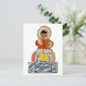 TAGESKARTE Vintag VALENTINE Feiertagspostkarte (Stehend Vorderseite)