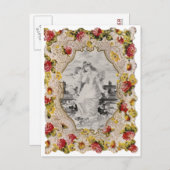 TAGESKARTE Vintag VALENTINE Feiertagspostkarte (Vorne/Hinten)