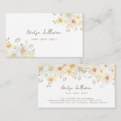 Tageskarte Visitenkarte (Vorne/Hinten)