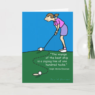 Tageskarte zum Thema Golf Karte