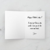 Tageskarten für coole Väter Dankeskarte (Innenseite)