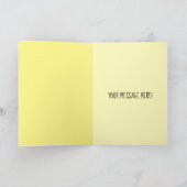 Tageskäsekarte für Väter Karte (Innenseite)