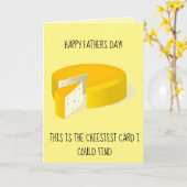 Tageskäsekarte für Väter Karte (Gelbe Blume)