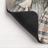 Tageskleid für 1858, graviert durch Barreau Mousepad (Ecke)