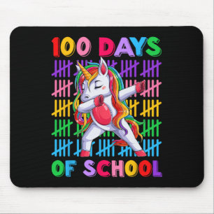 Tageslehrer Kinder Kostüm Einhorn 100 Tage Schoo Mousepad