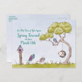 Tageslicht spart Zeit, ändert Spaß Postkarte (Vorne/Hinten)