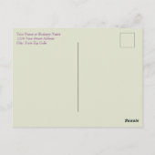 Tageslicht spart Zeit verändern Erinnerung Postkarte (Rückseite)