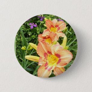 Tageslilie 18 ~ Knopf Button
