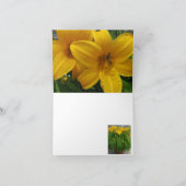 Tageslilien-Anmerkungs-Karte Karte (Innenseite)