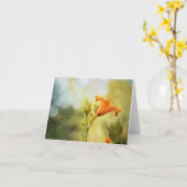Tageslilien-Sonnenaufgang-Anmerkungs-Karte Karte (Gelbe Blume)