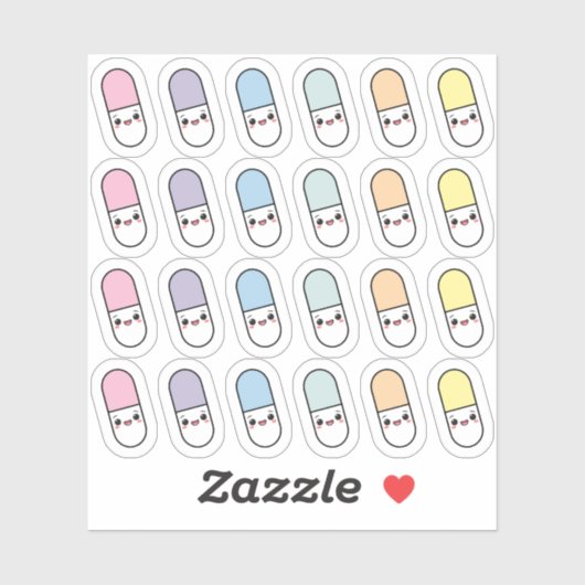 Tagesmedizin Nehmen Sie Erinnerung Pille Tracker P Aufkleber (Blatt)