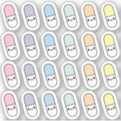 Tagesmedizin Nehmen Sie Erinnerung Pille Tracker P Aufkleber (Vorderseite)