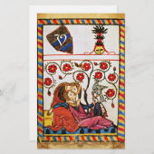 TAGESMONOGRAMM DER ETERNAL LIEBE VALENTINE BRIEFPAPIER (Vorne/Hinten)