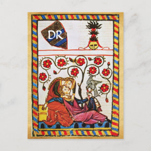 TAGESMONOGRAMM DER ETERNAL LIEBE VALENTINE FEIERTAGSPOSTKARTE